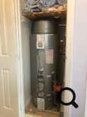Gledhill Boilermate 2 in a typical first floor airing cupboard installation.